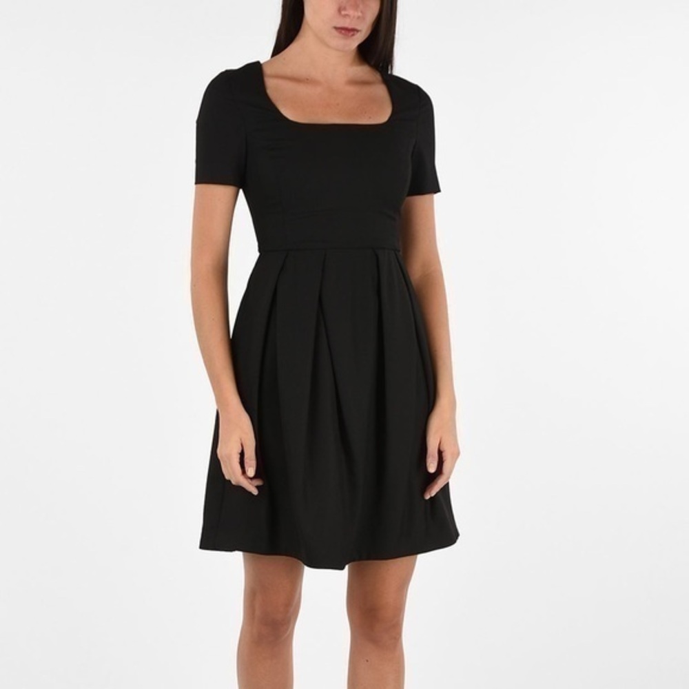 Armani Jeans Above The Knee Pleated Dress